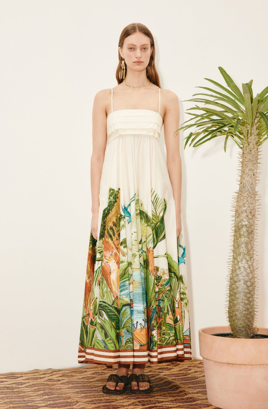 Alemais Toucan Tango Midi Dress